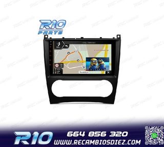 RADIO GPS ANDROID 13 PARA MERCEDES CLASE C W203 CLK W209 G W