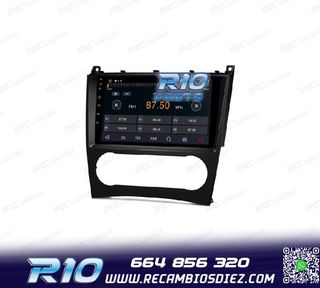 RADIO GPS ANDROID 13 PARA MERCEDES CLASE C W203 CLK W209 G W