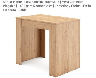 Consolle allungabile in rovere Mesa