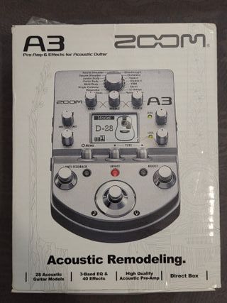 Pedale effetti rimodellato per chitarra acustica Zoom A3