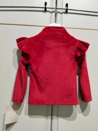 Lotto 4 top ciniglia neonata 6 mesi