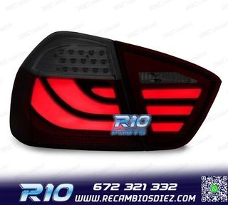 PILOTOS BMW E91 05-08 LED ROJO AHUMADO OSCURO