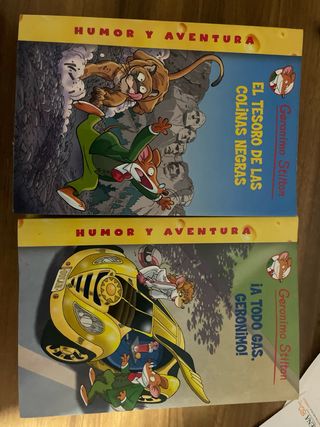 Lote de 10 libros de geronimo stilton