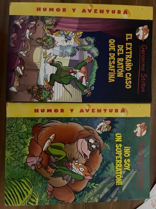 Lote de 10 libros de geronimo stilton