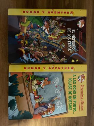 Lote de 10 libros de geronimo stilton