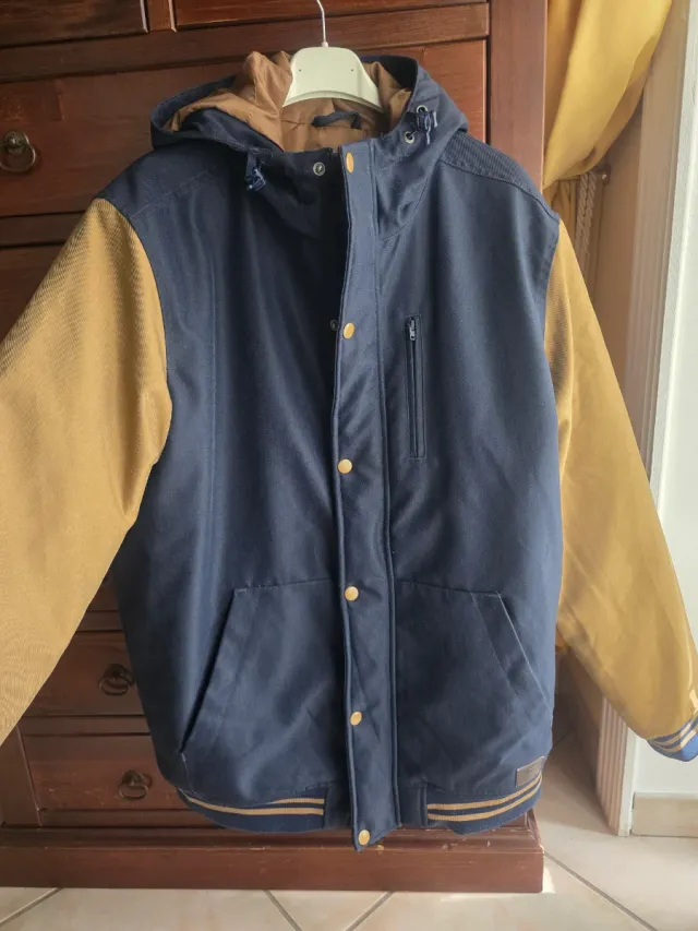 Giubbino Vans Blu e Beige Taglia L