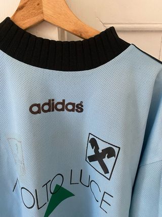 Camiseta Adidas Manga Larga Azul