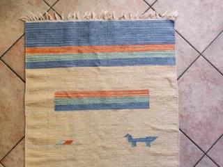 Tappeto Kilim Etnico Beige Multicolor