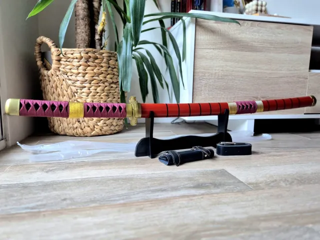 Katana de madera cosplay anime one piece replica