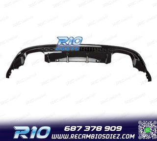 DIFUSOR VOLKSWAGEN VW GOLF 7.5 17-20 LOOK R NEGRO BRILLO