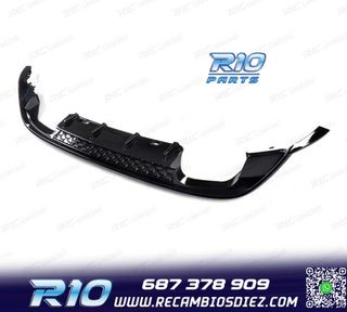 DIFUSOR VOLKSWAGEN VW GOLF 7.5 17-20 LOOK R NEGRO BRILLO