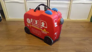 Maleta Trunki Infantil Camión Bomberos