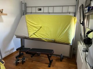 Litera Plegable Metálica y Madera