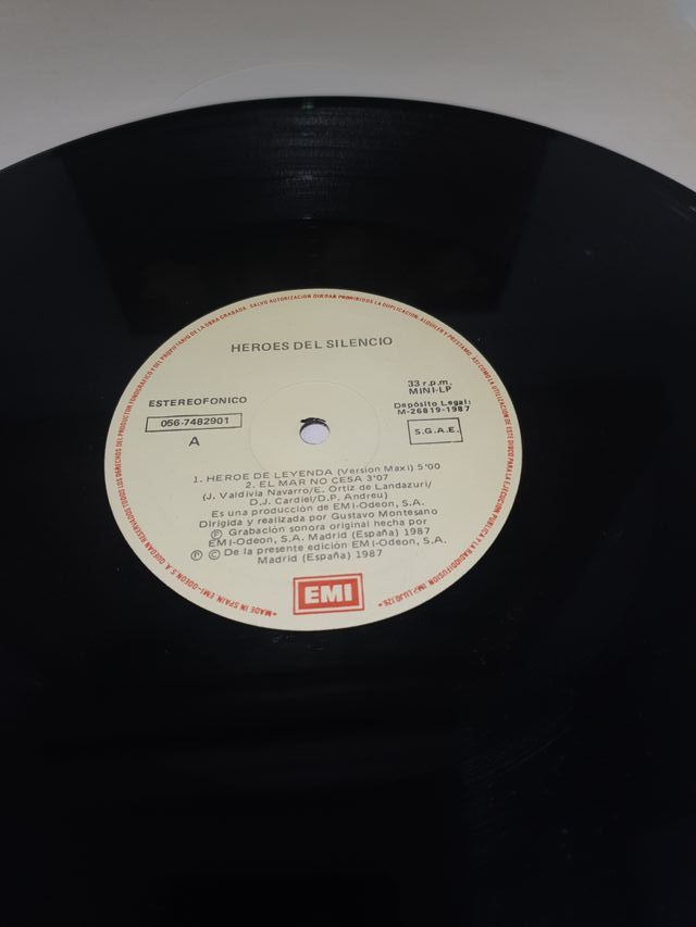 Vinilo Héroes del Silencio Maxi EMI 1987