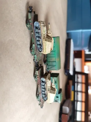 Lote 4 vagones militares trenes escala
