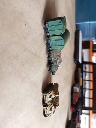 Lote 4 vagones militares trenes escala