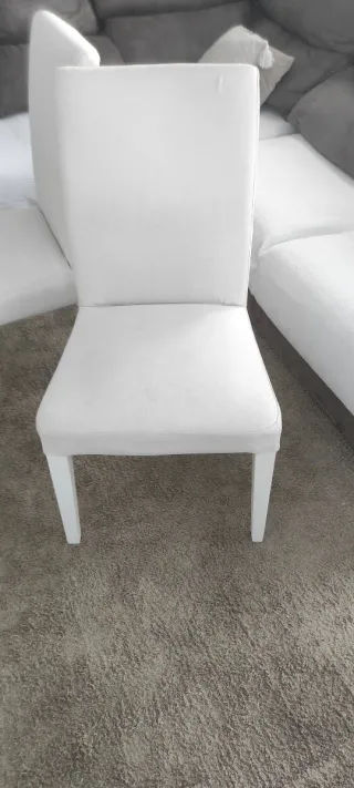 4 Sillas de Comedor Blancas Bergmund ikea