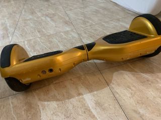 Hoverboard Dorado con Luces LED