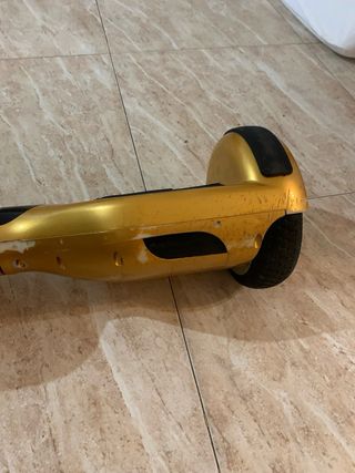 Hoverboard Dorado con Luces LED