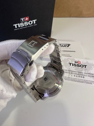 Tissot Seastar Chronograph 45.5mm Negro Rojo