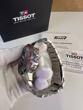 Tissot Seastar Chronograph 45.5mm Negro Rojo