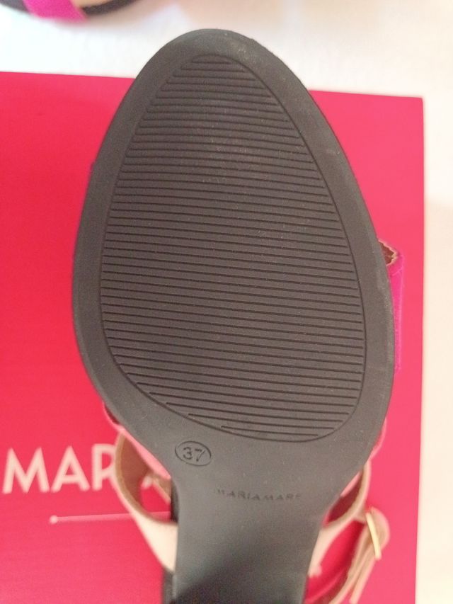 Sandalias tacón Maria Mare Talla 37