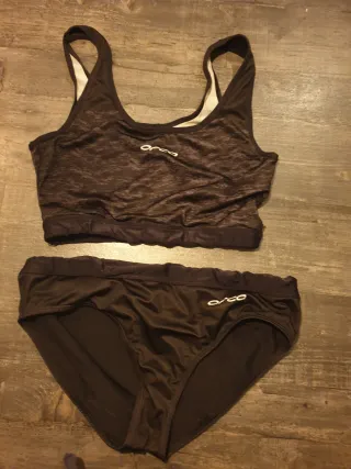 Costume due pezzi Orca nero L