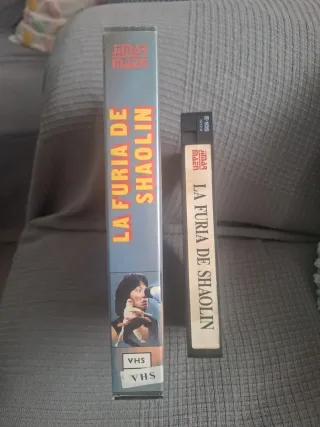 VHS La Furia de Shaolin 1ª Edición Videoclub