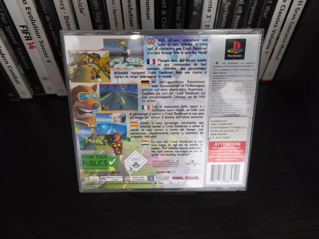 Crash Bandicoot 3 Warped PS1 PAL España