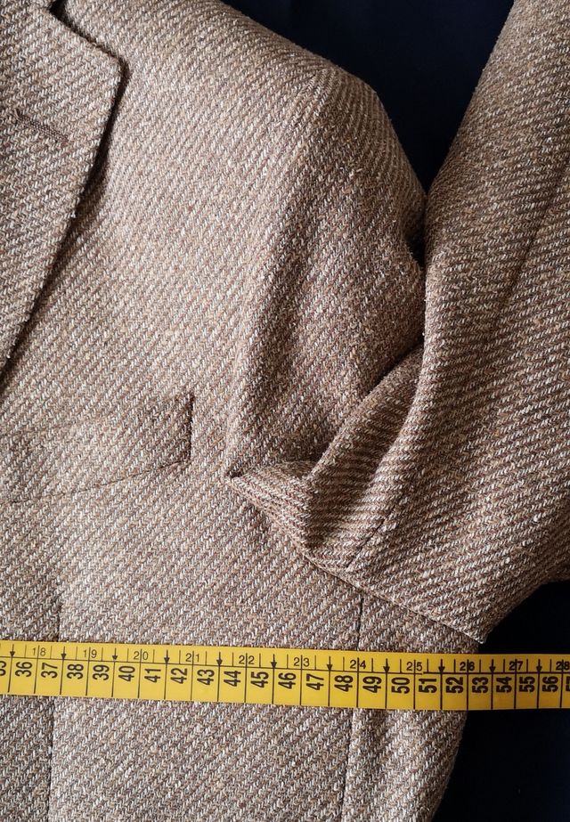 Americana Massimo Dutti Beige/Marrón. Para estrena