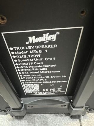 Moukey Máquina de Karaoke,FALLO