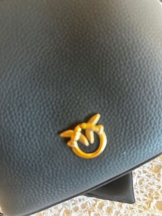 Bolso Pinko Negro y Dorado
