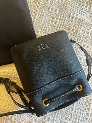 Bolso Pinko Negro y Dorado