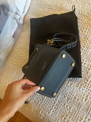 Bolso Pinko Negro y Dorado