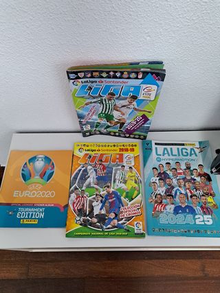 Álbumes de cromos LaLiga y Euro2020