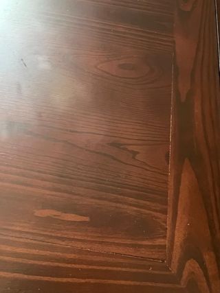 Mesa de comedor plegable de madera