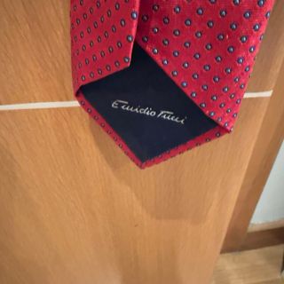 Corbata Emidio Tucci Seda Roja