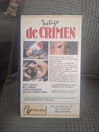 Testigo de Crimen VHS