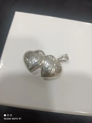 Colgante Corazón Plata,Dije o guardapelo, precioso