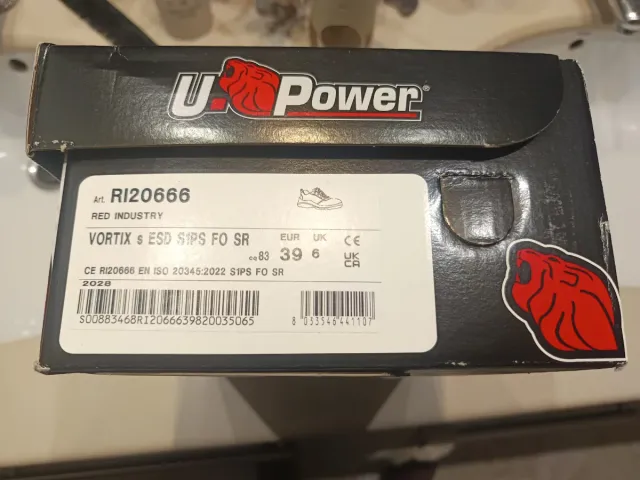 Zapatos de seguridad U-Power Talla 39