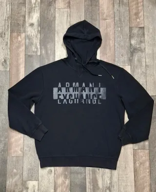 Armani Exchange Felpa Nera Taglia S