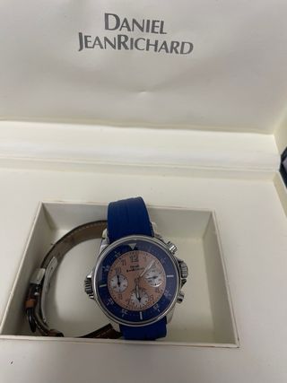Reloj Daniel Jean Richard Cronógrafo Azul