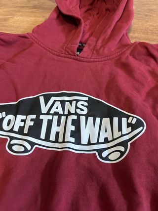 Sudadera Vans granate
