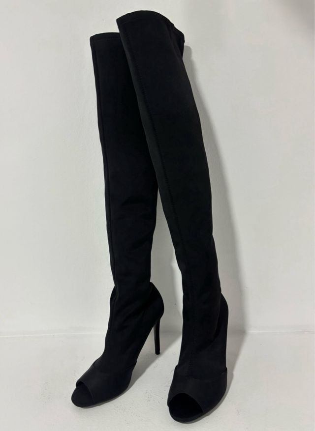 Botas XL Zara Talla 39 Tacón Peep Toe