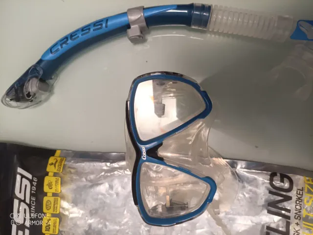 Pack Cressi Gafas y Snorkel Adulto