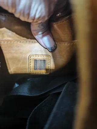 Bolso Biba Marrón Cuero Nuevo