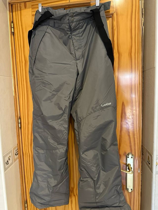Pantalón de Nieve Wed'ze Gris con Tirantes