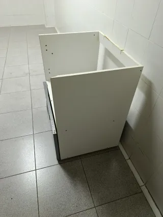 Mueble Auxiliar Cocina Cajón Gris