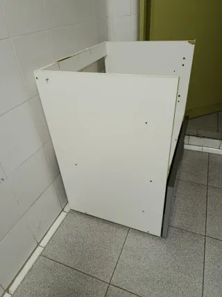 Mueble Auxiliar Cocina Cajón Gris