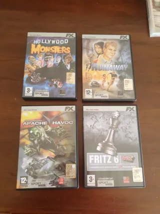 Giochi PC CD ROM FX: Hollywood Monsters, Runaway,
